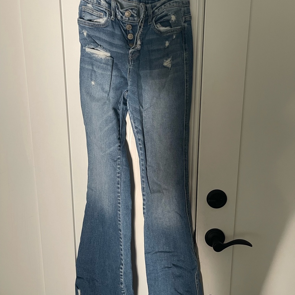 Flying Monkey High Rise Flare Jeans
